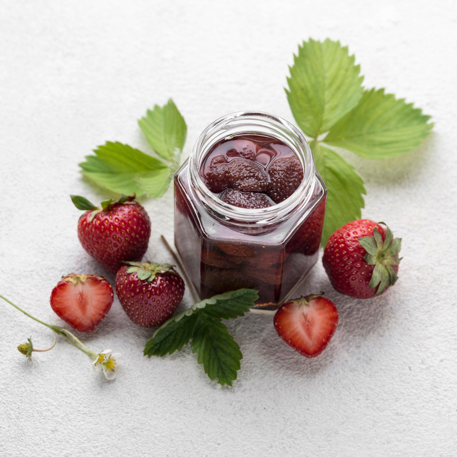 Whole strawberry jam recipe