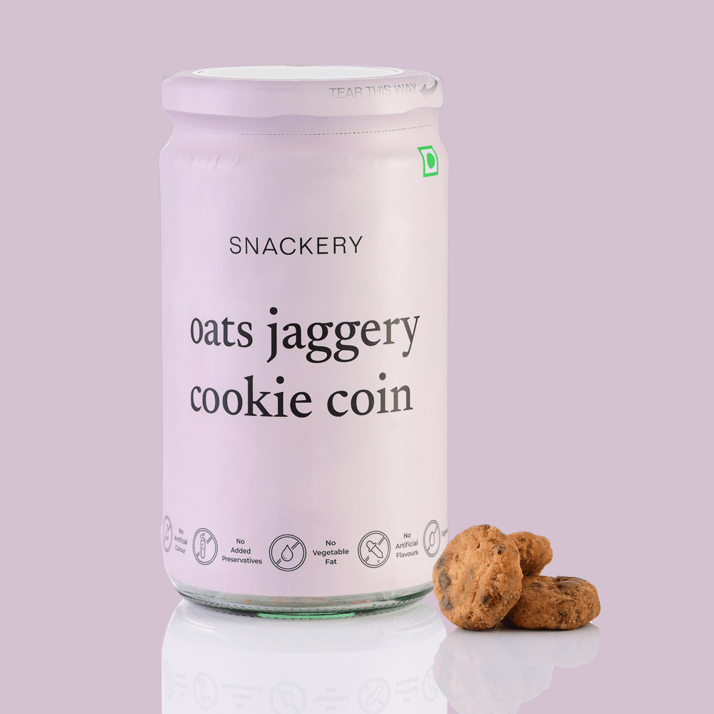 Mapro Snackery Oats Jaggery Cookie Coin