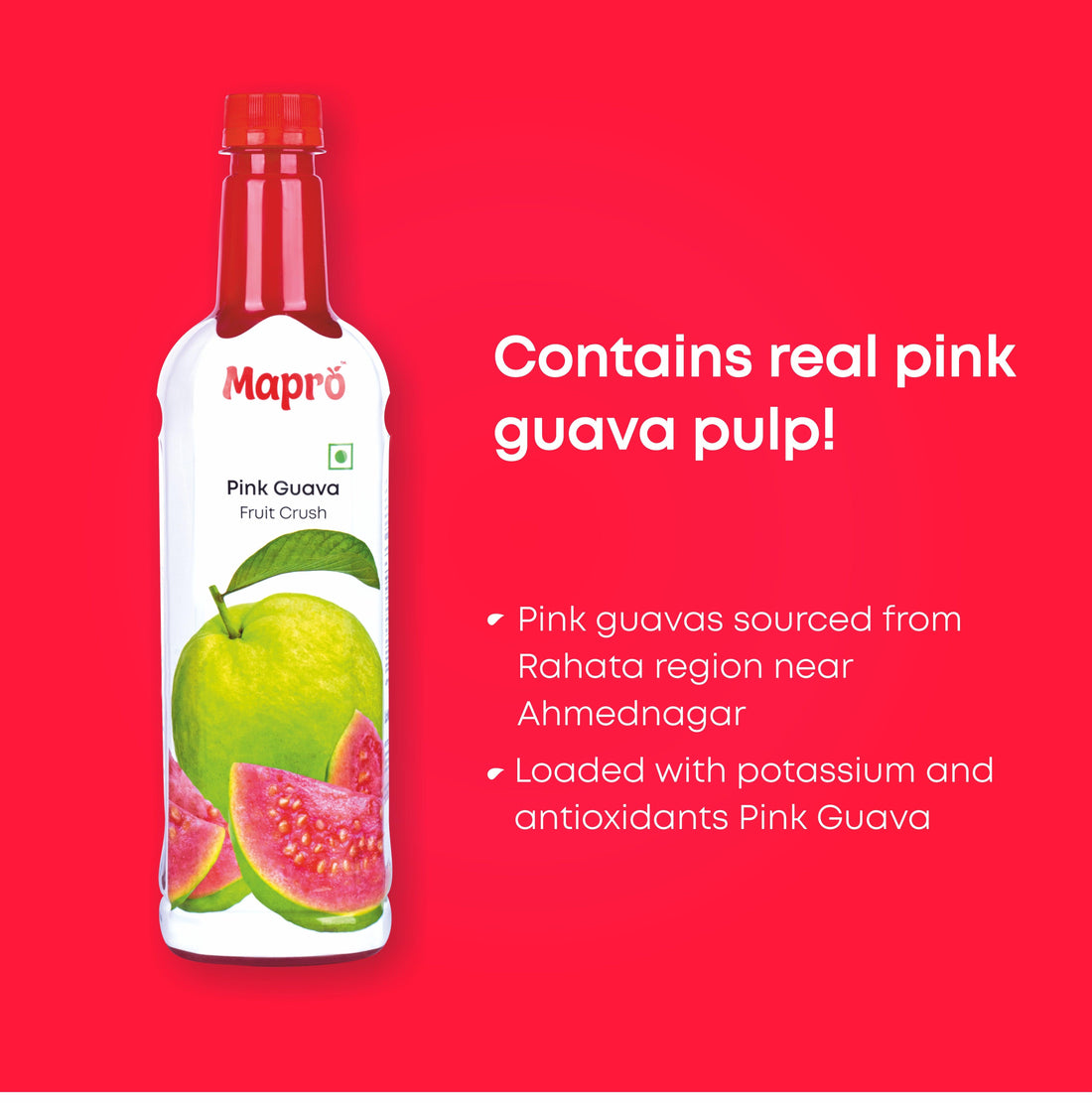 Mapro Lychee Pink Guava Fruit Crush – Mapro
